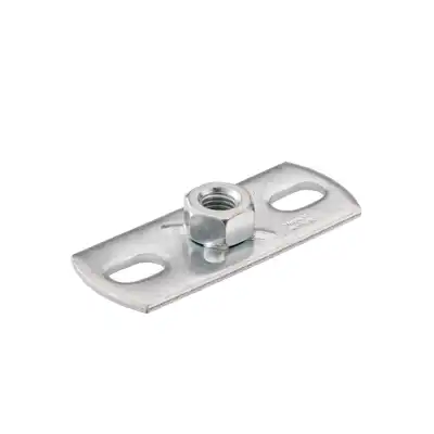 Grundplatte Gr.1 80x30x3mm M10 VA4_1