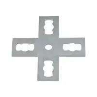 MPR-Kreuz-Verbindungsplatte Typ S+ 41/41 verzinkt