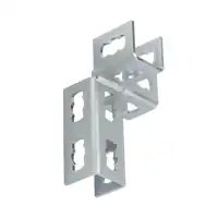 MPR-3D-Eckverbinder rechts Typ S+ 41/41 verzinkt