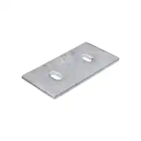 MPT-LOCHPLATTE Q80 160X80X8mm FVZ
