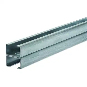 <strong>Anwendung</strong><ul> <li>Ideal zur platzsparenden Führung von Rohrtrassen zwischen Deckenunterzügen <li>Ideal für Rohrleitungsmontagen als Tragkonstruktion sowie für Lüftungskanäle in trockenen Innenräumen <li>Vielfältige Montagemöglichkeiten für Vorwandinstallationen und Regale in Verbindung mit umfangreichen Systembauteilen. </ul><br><strong>Ihre Vorteile</strong><ul><li>Schnelle und rationelle Befestigung von Rohrsträngen und Rohrtrassen <li>Ideale Kombination von hoher Biegesteifigkeit und Montagefreundlichkeit <li>Beidseitige Schienenschlitze ermöglichen einfaches und schnelles Ausrichten aller hängenden und stehenden Rohrbefestigungen <li>Skalierungsstriche seitlich und auf den Schlitzseiten vereinfachen die Ausrichtung von Befestigungselementen bei der Installation und erleichtern das Maßnehmen und Zuschneiden der Profile vor Ort auf der Baustelle <li>Passende Schalldämmelemente für alle Schienenprofile <li>Sauberes optisches Bild durch die Verwendung von MPC-Abschlusskappen</li></ul><br>_1