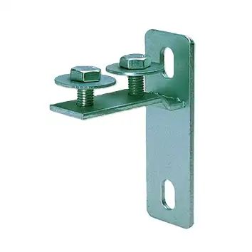 <strong>Anwendung</strong><ul><li>Zur Befestigung von MPC-Systemschienen als Traversen in Schächten und Kanälen</li><li>Zur rechtwinkligen Verbindung von 2 Schienen bei unterschiedlicher Ausrichtung des Schienenschlitzes</li><li>Verwendbar als Boden • oder Deckenflansch für senkrecht stehende MPC-Systemschienen. </li></ul><br><strong>Ihre Vorteile</strong><ul><li>Die Anordnung der Langlöcher „quer und längs“ in der Grundplatte ermöglicht die gute Höhenausrichtung des MPC-Stirnflansches</li><li>Lieferung mit 2 vormontierten Klemmschrauben</li></ul><br>_1